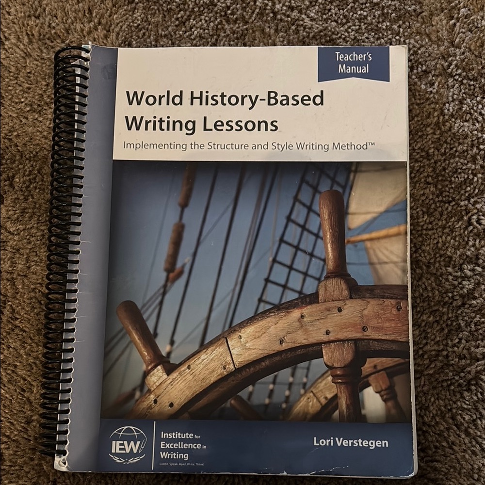 World History-Based Writing Lessons Manual